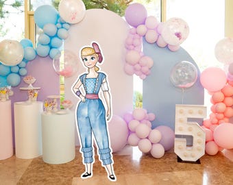 Bo Peep Toy Story-uitsparing, feestdecoratie stand-up prop (digitale download)