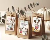 Mickey Minnie Thank You Tags, Disneyland Birthday Favor Tags, Party Gift Tags Printable, Mickey Party Favor Thank You Labels