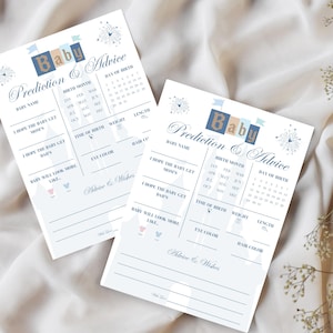Baby Shower Prediction & Advice Card, Mouse Theme Baby Shower Games, Happiest Baby Shower On Earth, Mickey Minnie Baby Shower, Digital