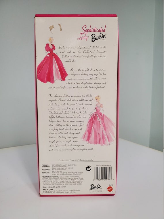 1999/1963 BARBI Sophisticated Lady- Limited Edition #993 - Etsy