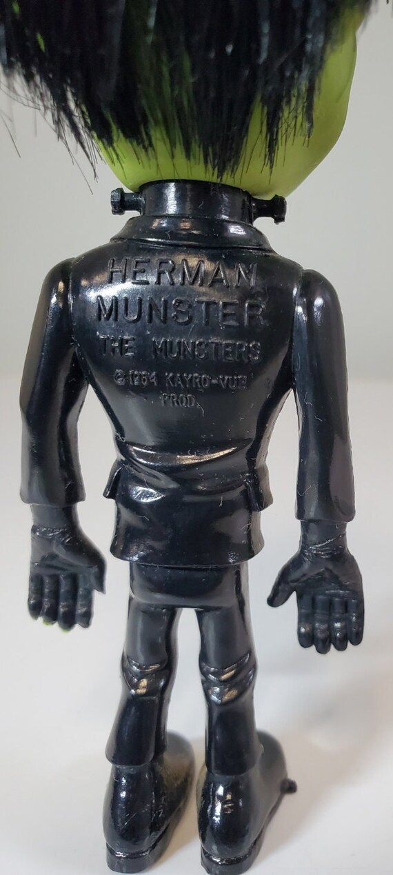 1964 Vintage HERMAN MUNSTER Remko Model- Big Head Doll - Etsy