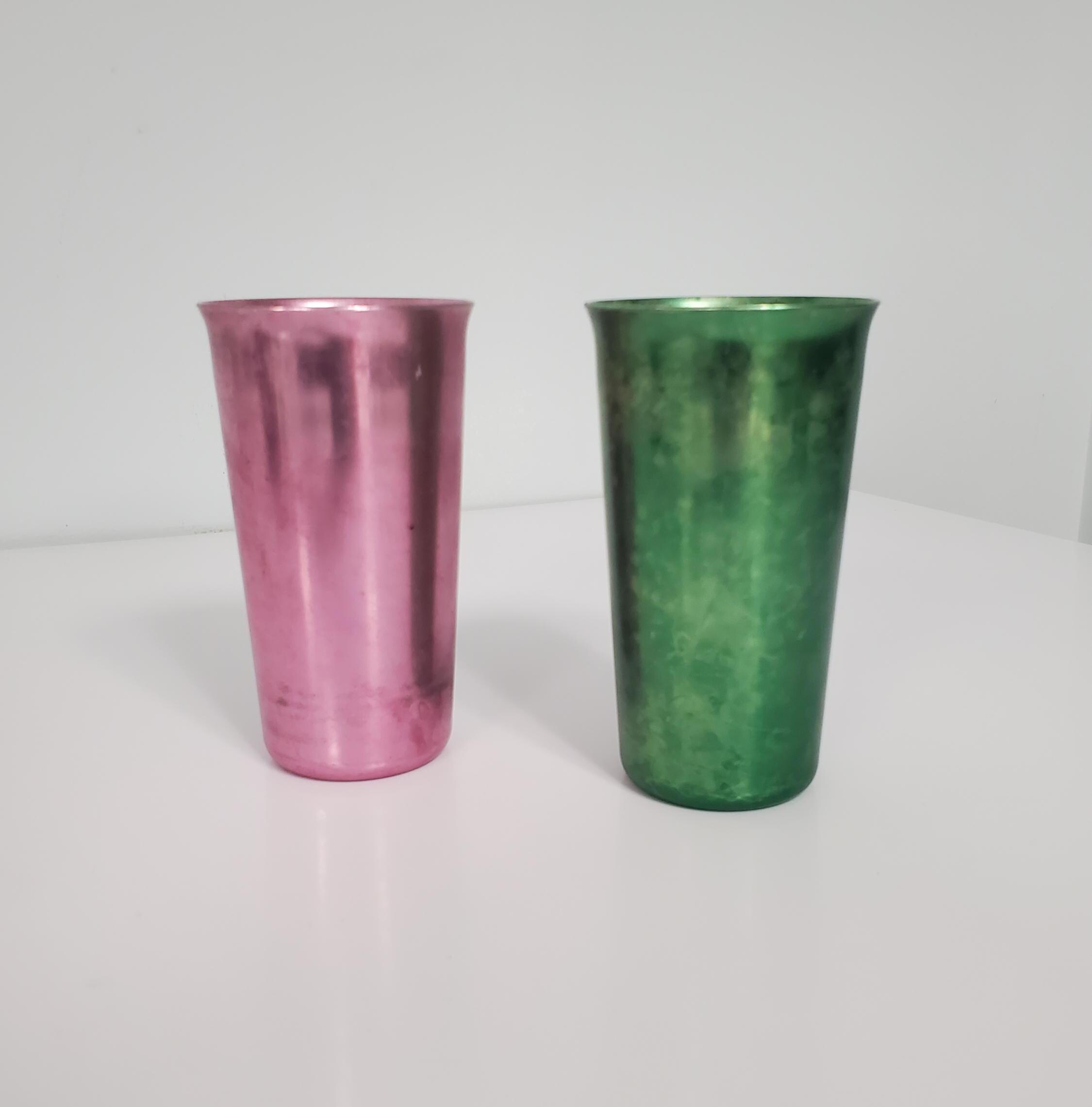 Vintage NORBEN WARE Aluminum Tumblers-set of 2 - Etsy