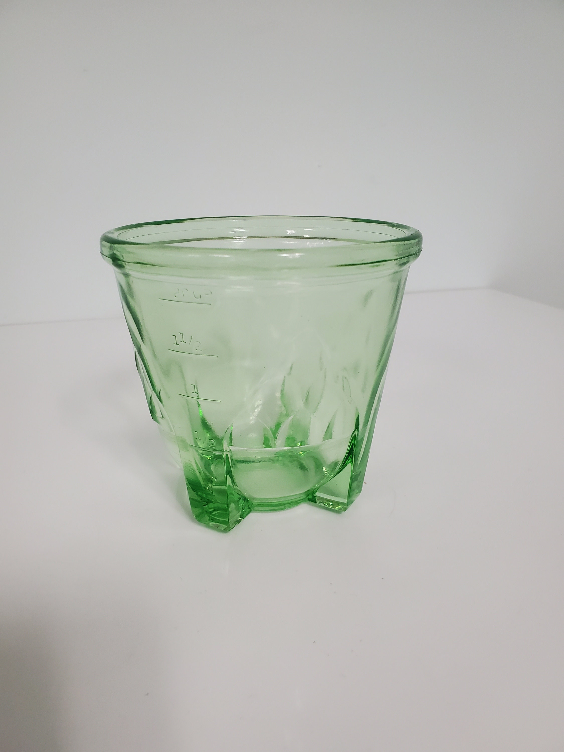  SHERCHPRY Measuring Cup Green Glass Measuring Cup