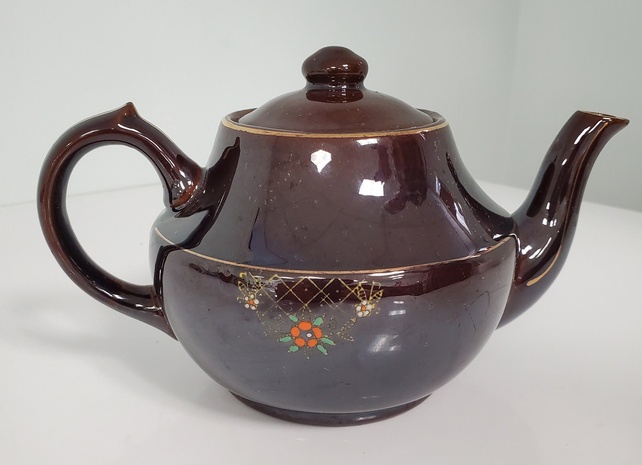 Vintage Occupied Japan TEAPOT With Lid Etsy