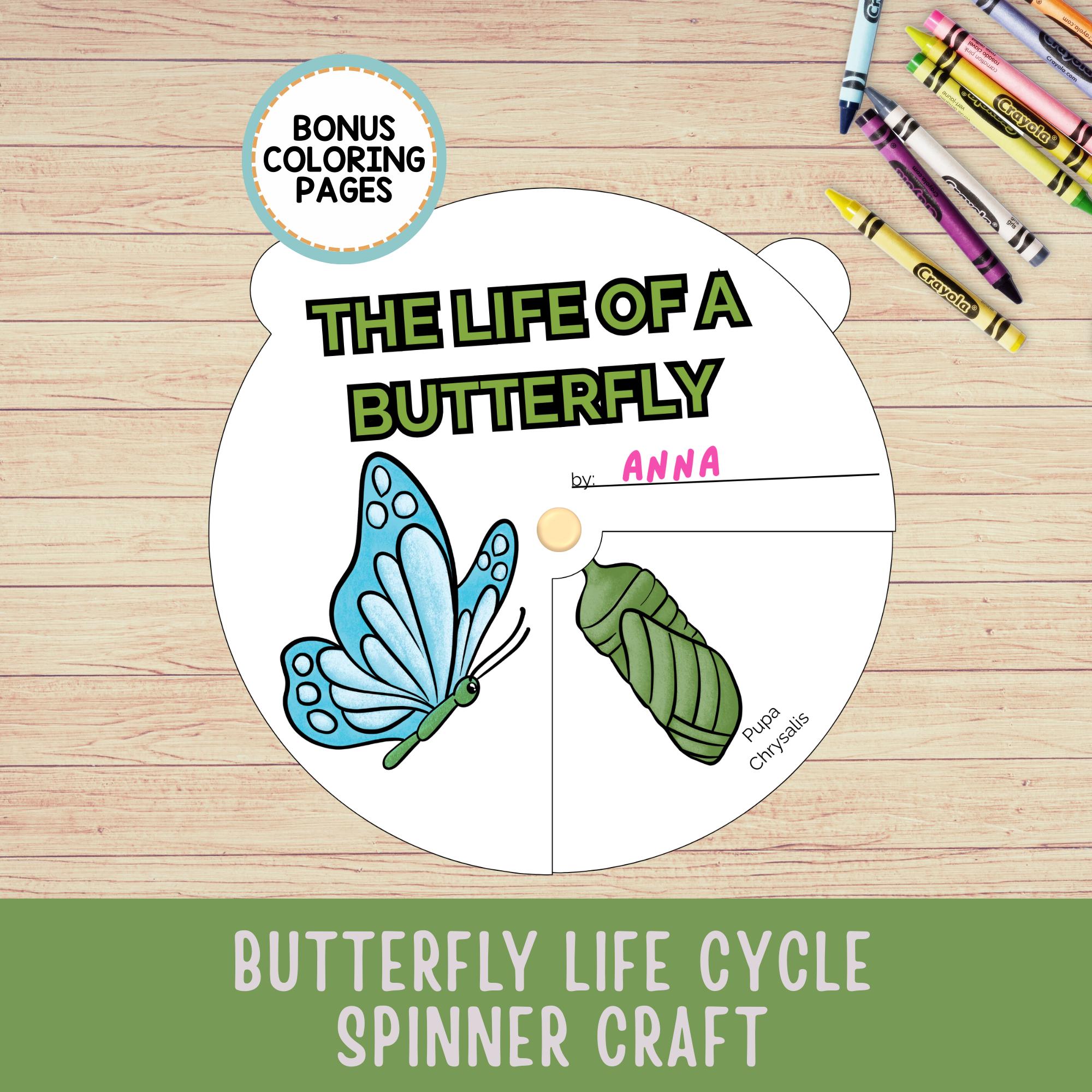 33 Flutter into Fun: Best Butterfly Craft Kits for Kids 8 Butterfly Life Cycle Craft, Butterfly Learning Activity Printable,…