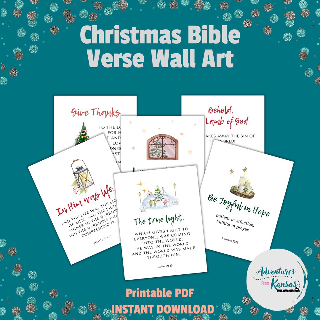 Bible Verse Wall Art Christian Motivational Art Bible Verse Sign ...