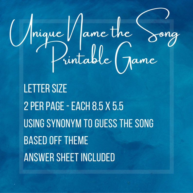 Present Name That Song Printable Game Christmas Holiday Songs Name