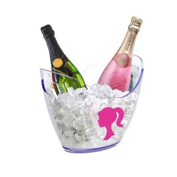FASHION DOLL ICEBUCKET- Acrylic Ice tub, Doll Theme Party, Bachelorette Party, Birthday Party, Snack Box, Custom Basket, Table Decor