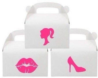 FASHION DOLL BOX- Gift Box, Party Favors Box, Snack Box, Table Decor, Hangover Kit Box, Bachelorette Party, Bridal Shower Decor