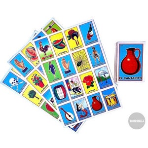 LOTERIA MEXICAN BINGO- Authentic Mexican Board Game, Final Fiesta Party Game, Bachelorette/ Bachelor Party, Mexican Party Card Drinking Game