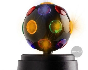 DISCO COLOR BALL- Rotating Party light, Last Disco Bachelorette/ Bachelor Party, Retro, 70’s, 80’s, Birthday, New Years, Space Cowgirl