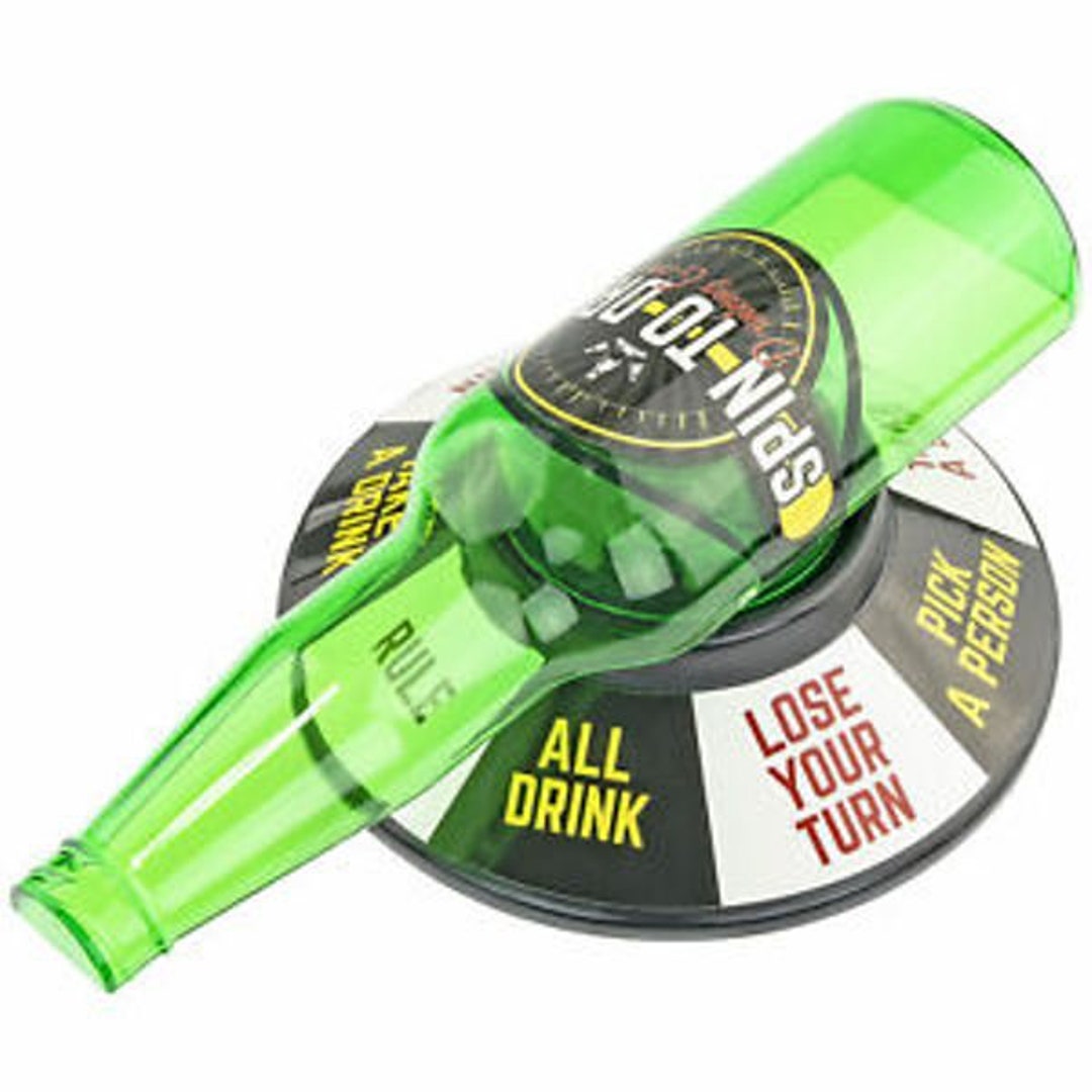 SPIN TO DRINK Spin the Bottle Drinking Game, Adult Party Game