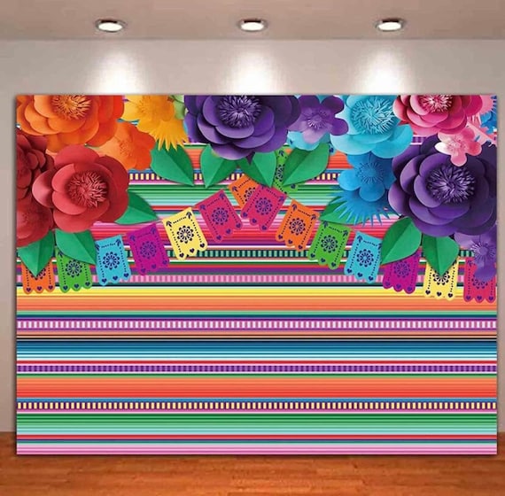 Mexican Party Decorations For Adults 7x5ft Mexican Fiesta Backdrop