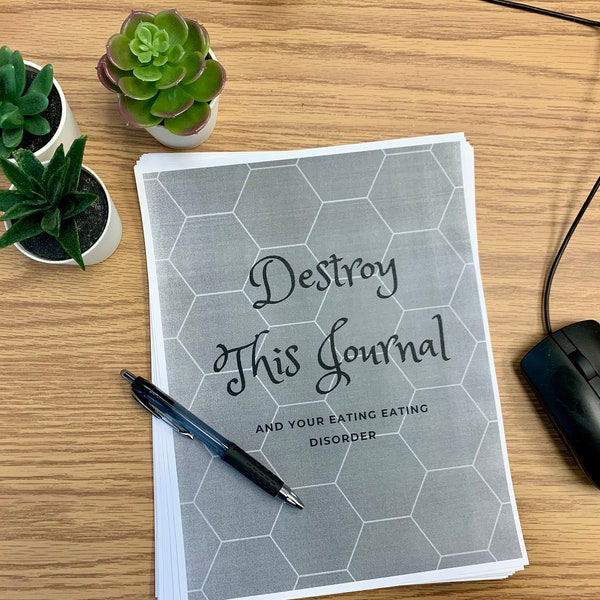 Destroy This Journal (and your eating disorder)