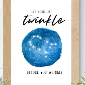 Motivational Printable Life Quote Wall Art to Remind You to Live Your Life to the Fullest