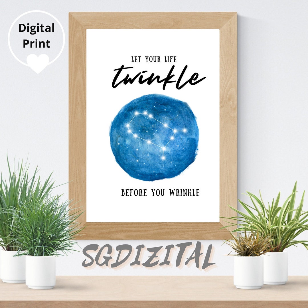 Motivational Printable Life Quote Wall Art to Remind You to Live Your Life to the Fullest - Etsy