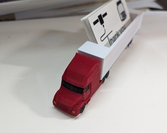 Semi Truck Business card holder