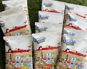 Cars custom treat bags