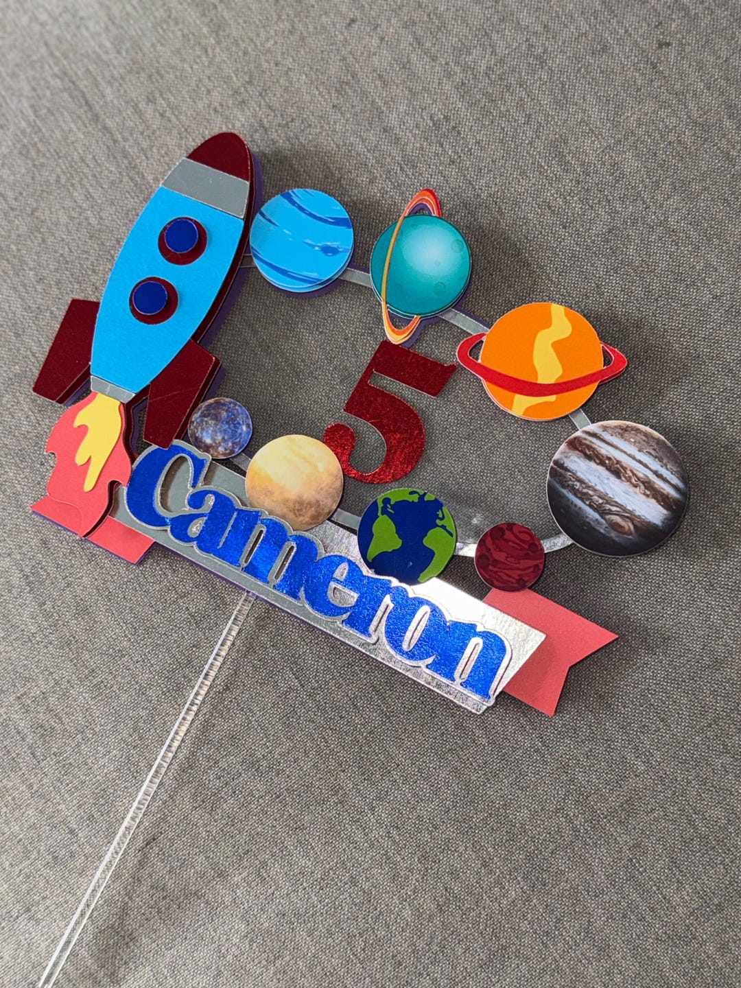 Solar System Cake Topper, Space Party Decoration - Etsy UK