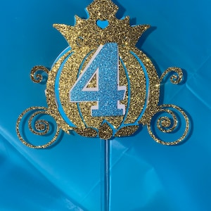 Carriage Cake topper / Cinderella party / Cinderella cake topper / Princess