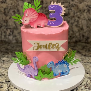 Dinosaur Cake topper / Dinosaurs party