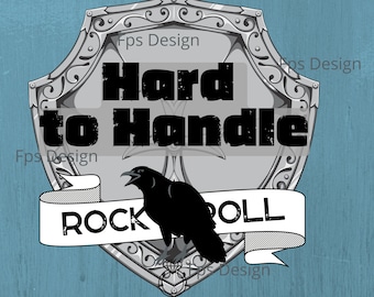 Black Crowes Hard to Handle T-Shirt Design (Digital Download)
