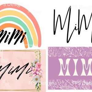 Mimi, Mimi for sublimation, mimi png, Mothers Day png, mimi gift, instant download, grandma gift, mimi shirt, mimi flowers, simple mimi png