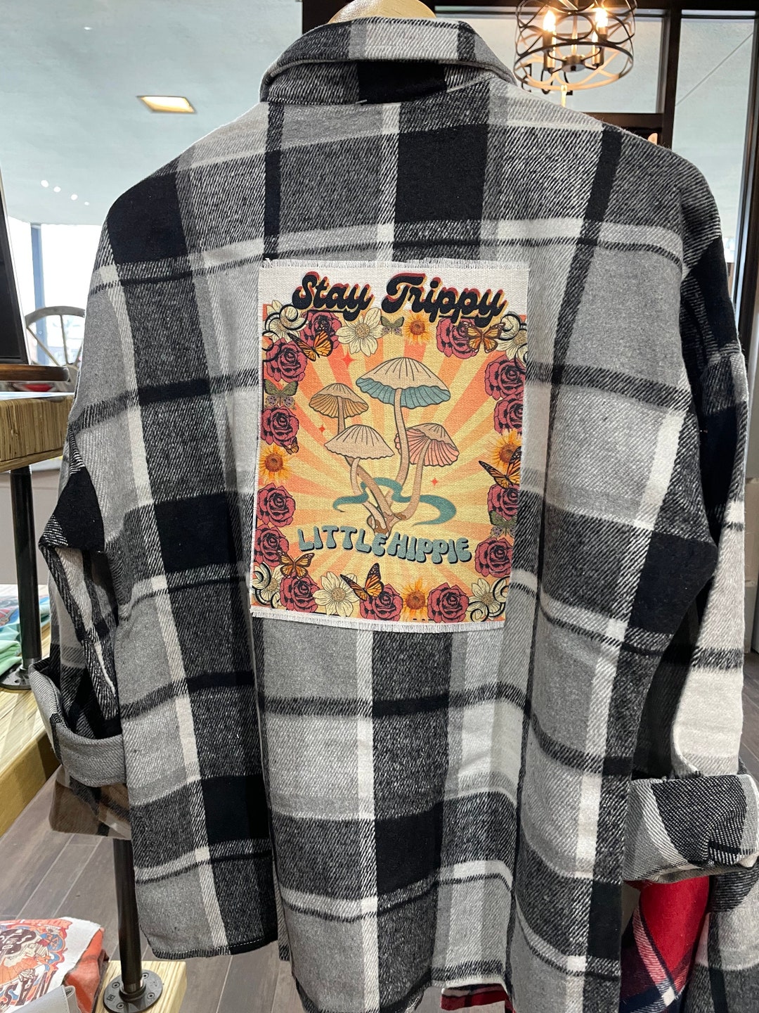 Large Sublimation Patches for Flannel, 100% Polyester, Bulk Patches,  Handmade Patch, Frayed, Raggedy, Custom Patch, Denim Jacket, Shacket 