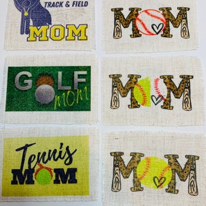 Frayed Edge Sports Patch: Baseball, Softball, Golf, Tennis