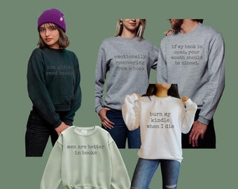 Funny pngs for book lovers, gifts for readers, reading smut, hot girls read, women readers, simple designs for readers, kindle png,