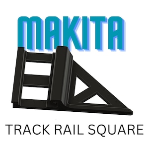 Maschera quadrata per sega a cingoli per binari per sega a tuffo Makita, Festool, Milwaukee e Triton
