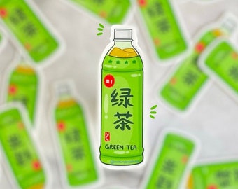 Ito En Green Tea Sticker | Japanese Asian Drink Sticker | Waterproof Vinyl Sticker | Sticker for Laptop, Waterbottle, Planner, Notebook