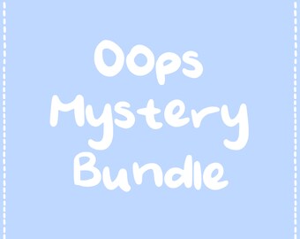 Oops Mystery Sticker Bundles | B Grade Sticker Grab Bags | Discounted Vinyl Stickers | Oops stickers