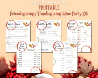 Wine tasting printable, Friendsgiving, Thanksgiving, Wine tasting party, Thanksgiving wine games, Friendsgiving Wine Games, wine party