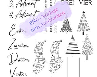Advent candle tattoo PNG, winter candle stickers, download, taper candles