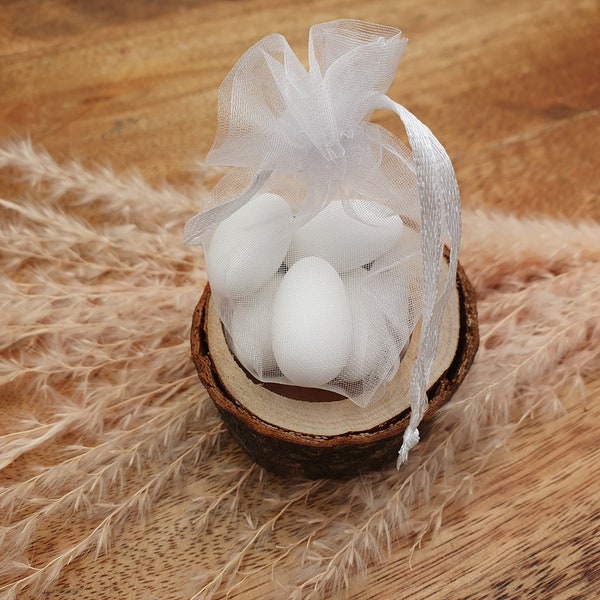 Guest gift, wedding, almonds, sugar candy