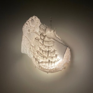 Minas Tirith 8cm X 9cm X 9cm Light box