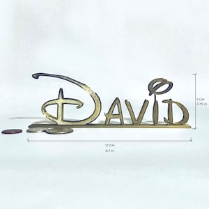 Magic Mouse Custom Desk Name Plate, Plaque, Sign (perfect graduation or teacher gifts)