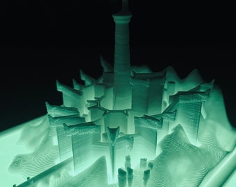 Minas Morgul 14cm X 10cm X10cm 3D Printed Light box