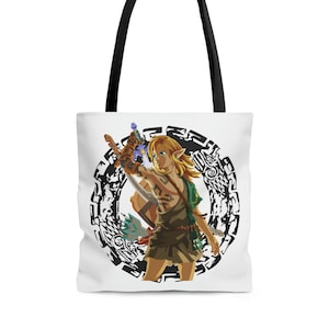 LOZ - Tears of the Kingdom Tote Bag - White - Small, Medium, & Large