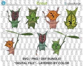 Korok Design Bundle - Legend of Zelda SVG - PNG - DXF Cut Files