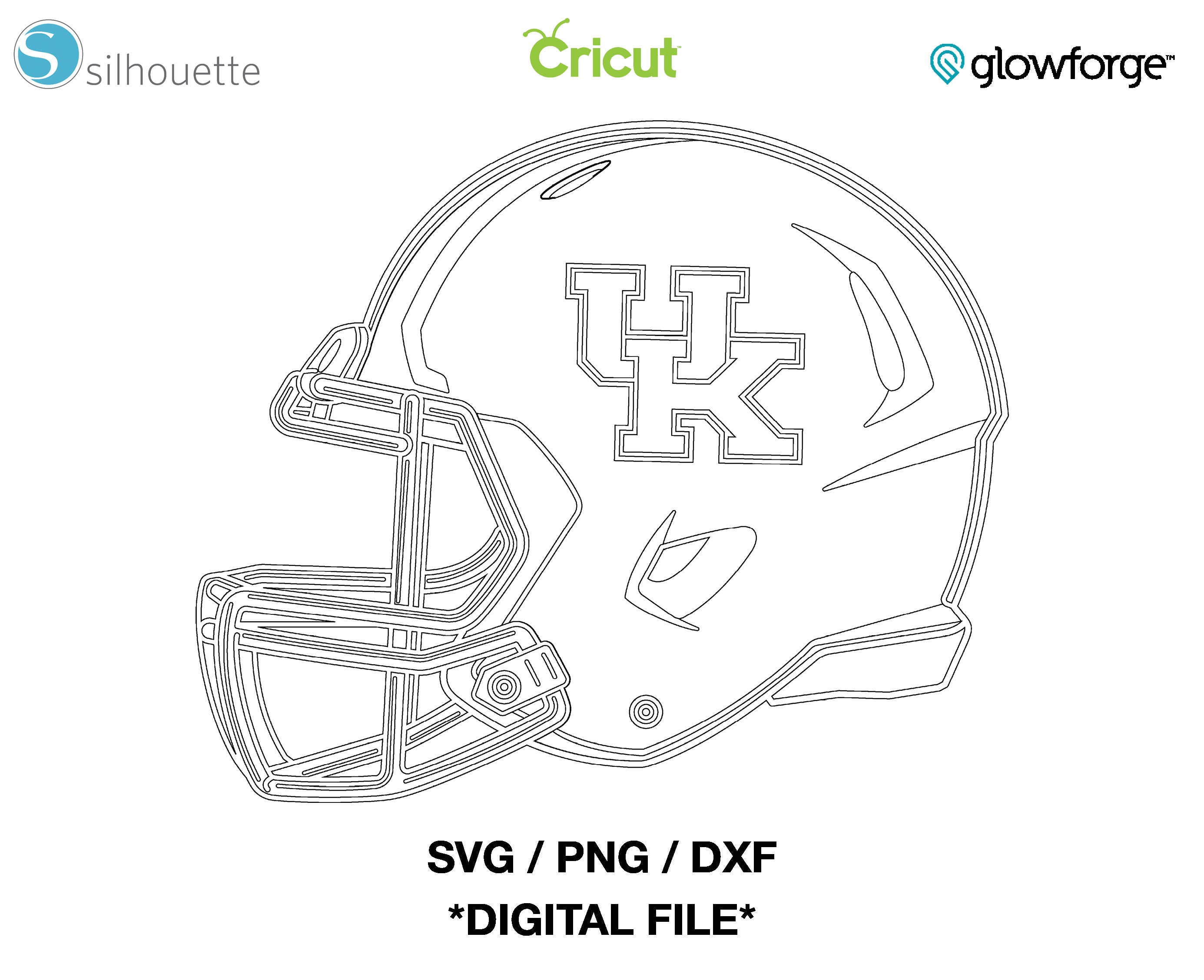 University of Kentucky Wildcats Blue White Football Helmets - Etsy