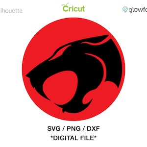 Thundercats Logo - SVG - PNG - DXF Cut file for Cricut - Print & Cut - Silhouette - Glowforge