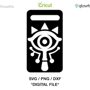 Pizarra Sheikah: archivo de corte SVG/PNG/DXF para Cricut/Silueta/Glowforge