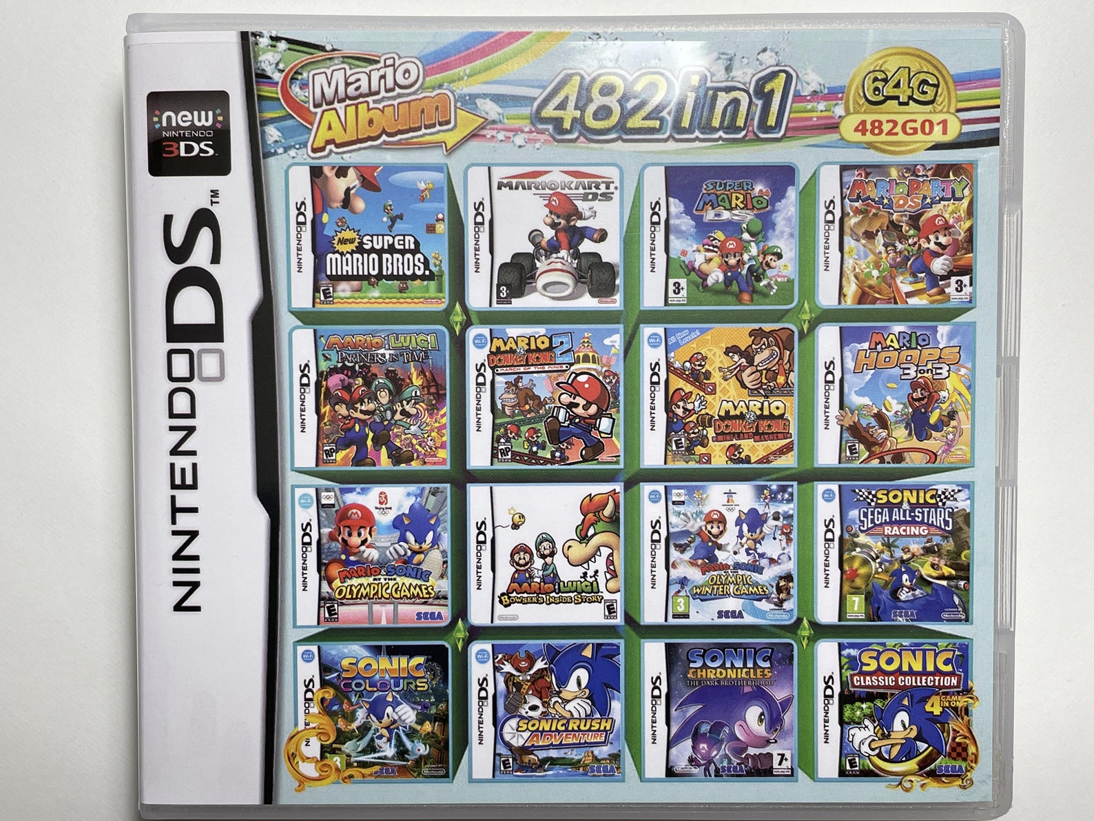 482 en 1 Nintendo DS 3DS DSi Multicart / Pokemon / Zelda / Etsy España