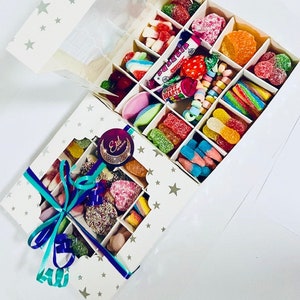 Halal Personalised Pre Filled Pick 'N' Mix Sweet Boxes - Vegetarian Option Available