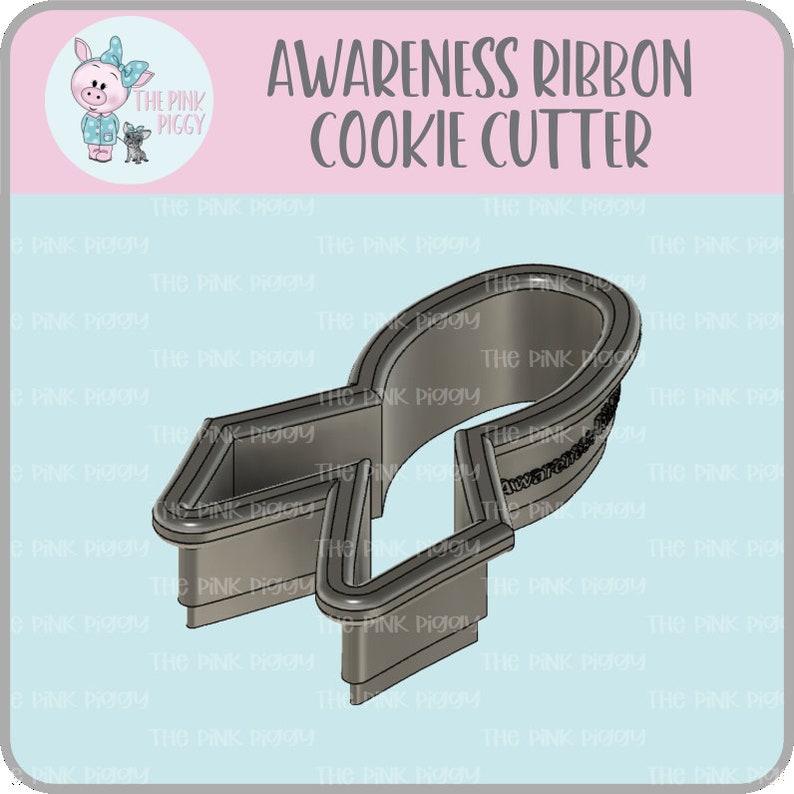 Awareness Ribbon Cookie Cutter Etsy