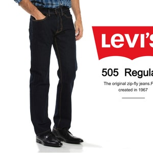 NEW Levis 501 Jeans Stonewash Blue Black Denim Genuine Straight Fit BNWT  Levi