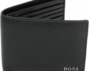 BOSS by Hugo Boss Men's Structured Trifold Wallet