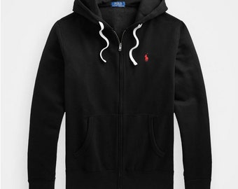 Ralph Lauren Hoodie Mens Fleece Zip Up - Premium Winter Wear Ralph Lauren